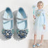 Floral Blue Shoes Little Palace Store